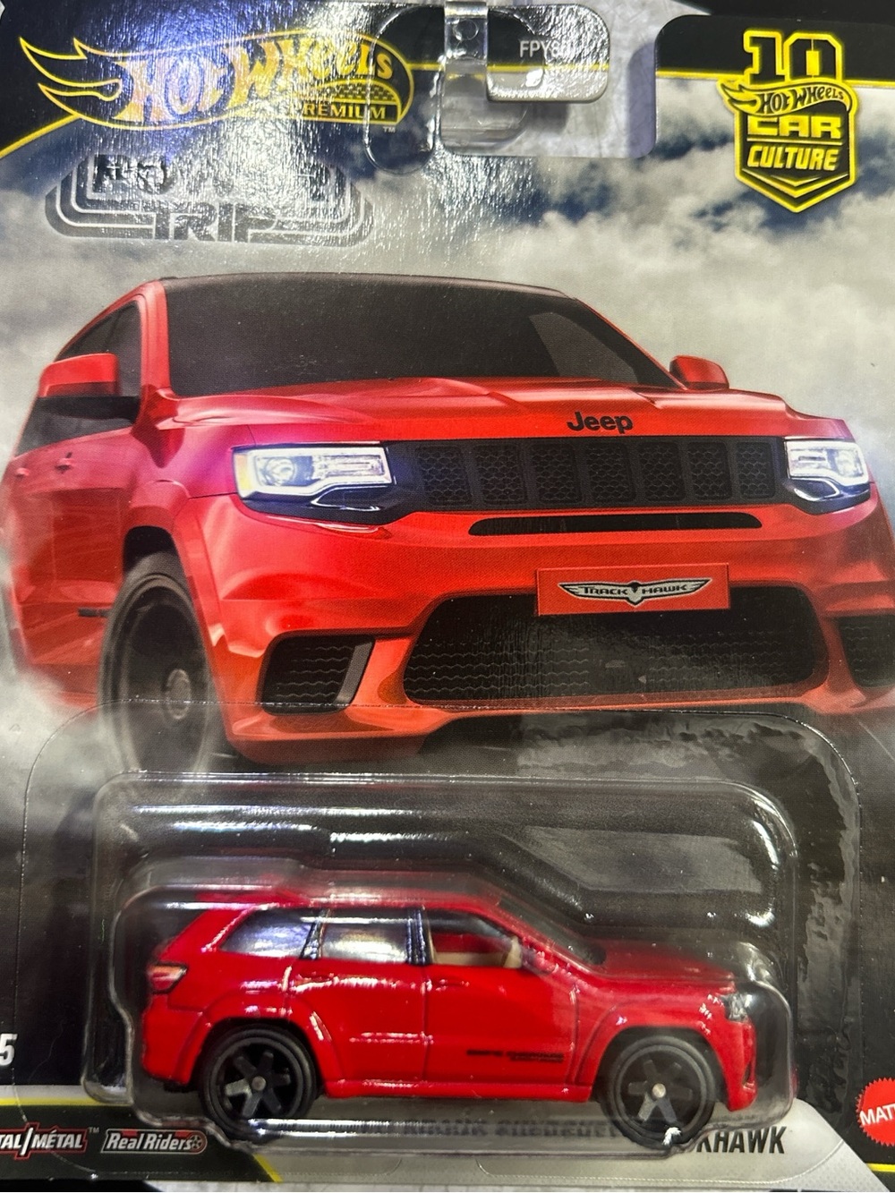 Hot Wheels 2019 Red Jeep Grand Cherokee Trackhawk #car #modelcar #Hotwheels